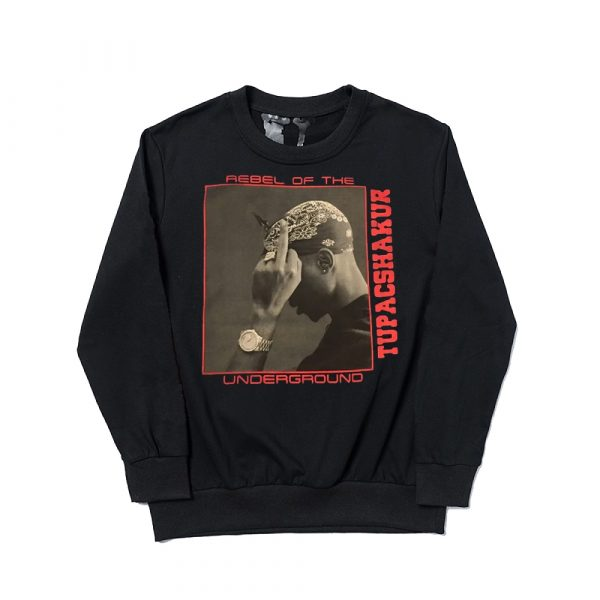 Vlone x Tupac Rebel Of The Underground Sweatshirt - VLONE