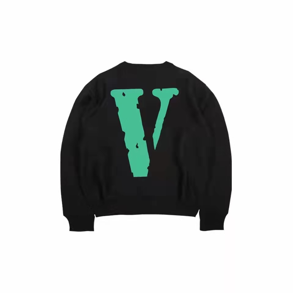 Vlone Staple Logo Sweatshirt Black Green VLONE